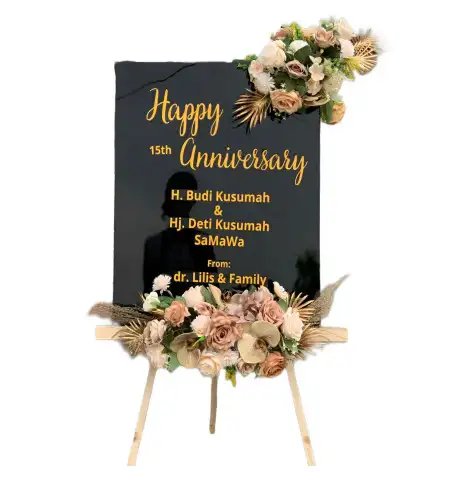 Papan Bunga Akrilik Sunggingan