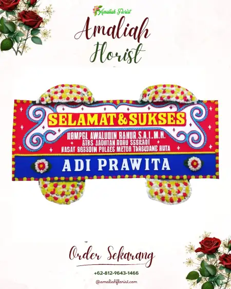 Papan Bunga Ucapan Selamat Sunggingan